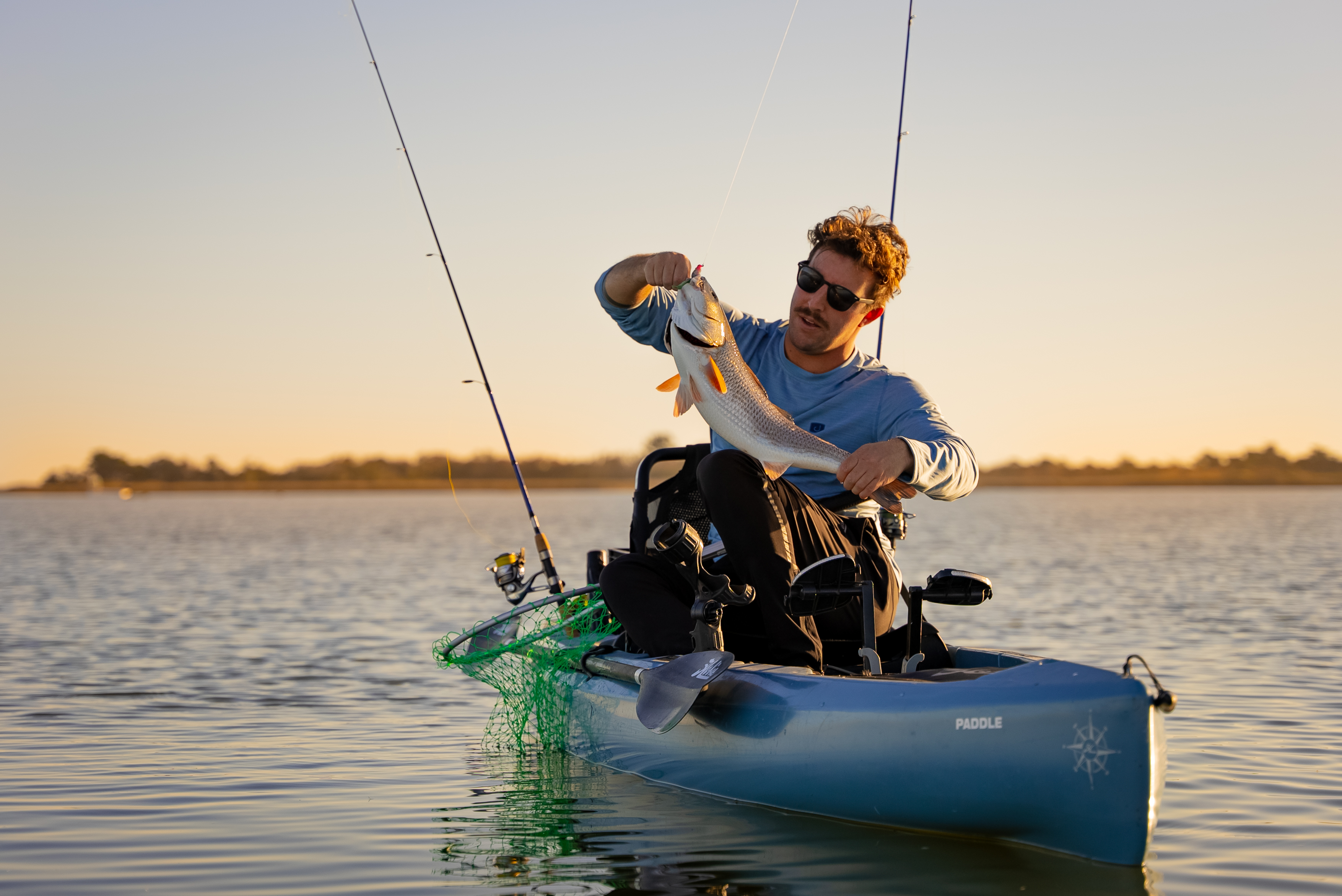 Kayak fishing